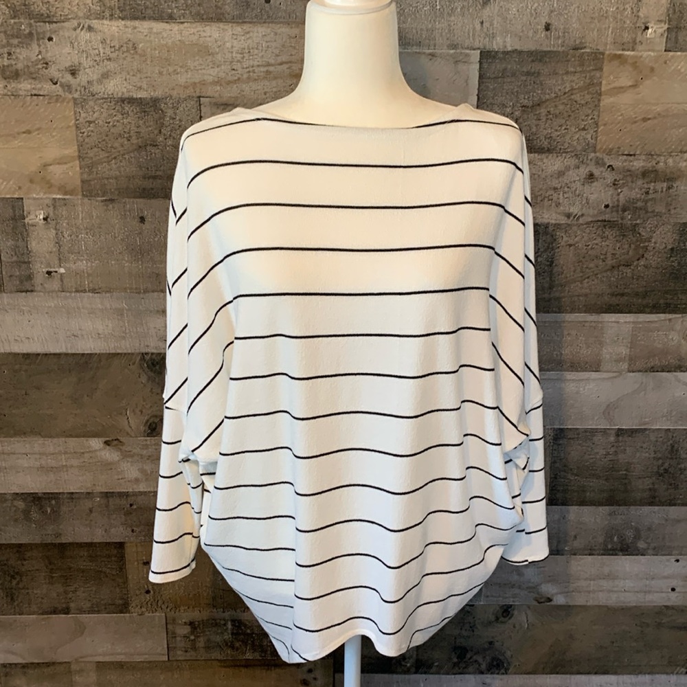 Lulus Oversized Striped Top - Picture 16 of 16